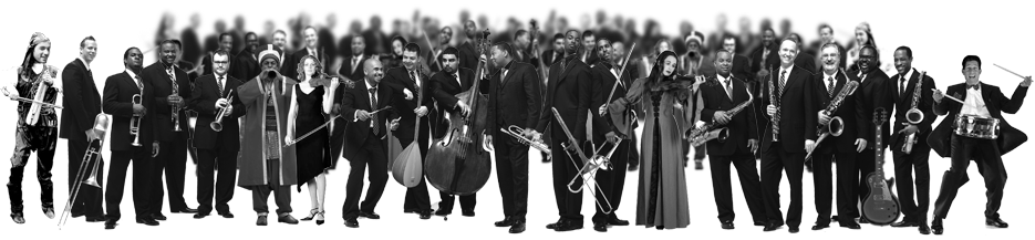 Orkestra içerisindeki uyumu göstermek için resim